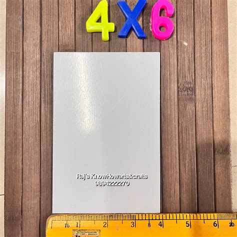 4*6 Acrylic square Transparent sheets – KnowHowArtCraft