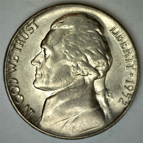 1952 Nickel Error List & Value