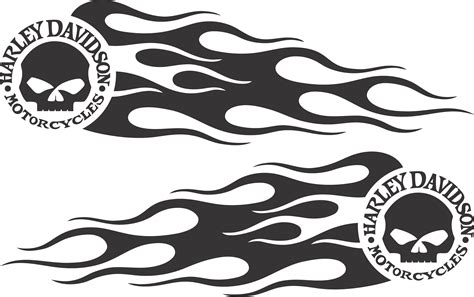 Harley Davidson Gas Tank Stencils Vinyl Decals