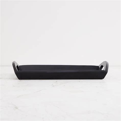 Buy Get The Look-Enchanted Bouquet Black Solid Wooden Small Serving ...