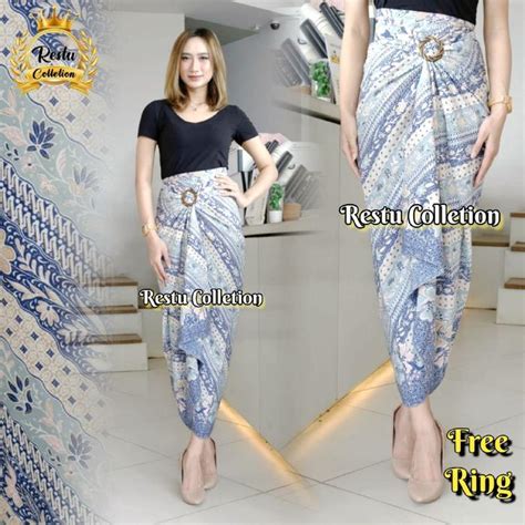 Promo Rok Lilit Warp Skirt Serut Songket Jumputan Batik Panjang Wanita ...