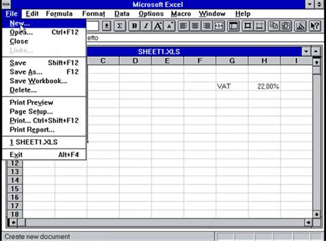 Image result for Excel First Version