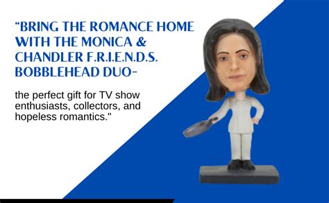Monica & Chandler (Mondler) F.R.I.E.N.D.S.Bobblehead | 10 cms | Resin ...