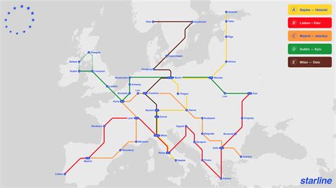 Eastern Europe Train Map These Europe Train Maps Will Help You Plan
