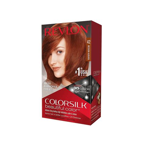 Revlon Silk - 42 Medium Auburn Hair Color – RIOS