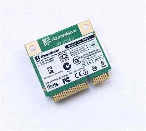 Amazon.in: Buy DIS | AzureWave AW-NH931 Half Mini PCI-E Wi-Fi Card | 2 ...