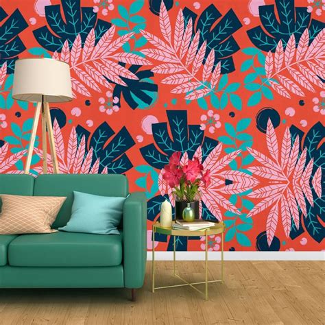 Wallpaper Mart Floral & Botanical Multicolor Wallpaper Price in India ...