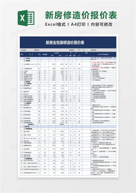 [南京]住宅楼室内精装修工程量清单报价书（含图纸）_工程量清单_土木在线