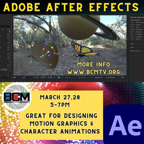 Adobe After Effects Tickets, 2134 Martin Luther King Jr. Way, Berkeley ...
