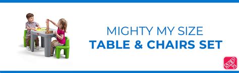 Step2 Mighty My Size Table and Chairs Set : Amazon.in: Home & Kitchen