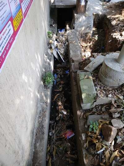 Drainage blocked - Times of India