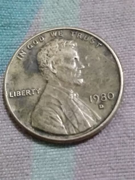 1 cent US 1980 - value – Numista