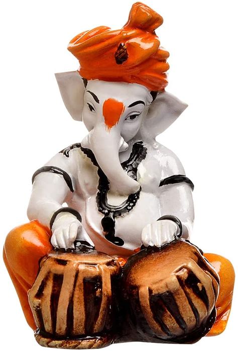 Buy Craftomanic® Handcrafted Polyresin Lord Ganesha Ganpati Idol ...