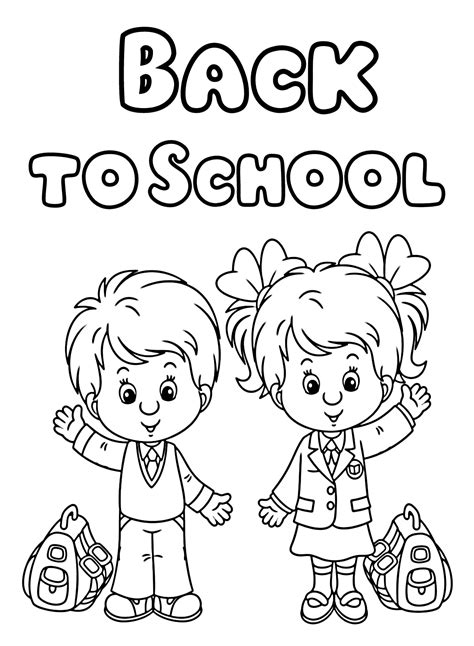 30+ Back to School Coloring Pages - Free Printable PDF & Online Coloring