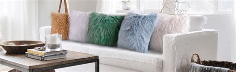 Buy CottonFry Luxury Faux Fur Throw Cushion/Pillow Covers for Bed ...