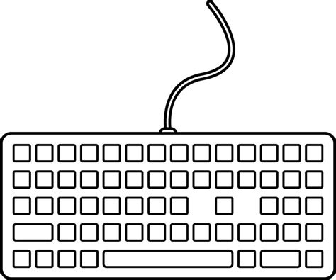 Computer Keyboard Black White 的图像结果