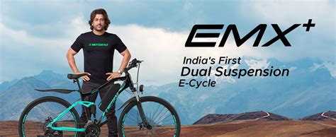 EMotorad EMX+ Mountain Electric Cycle | 13Ah Removable Battery, Colour ...