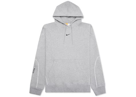 NIKE X NOCTA FLEECE BASKETBALL HOODIE DARK GREY HEATHER