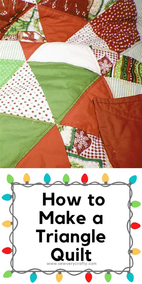 Image result for Triangle Quilt Tutorial