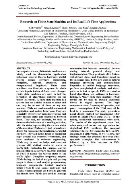 Image result for Finite-state Machine Applications