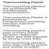 distunguish between thermosetting and thermoplastic - Brainly.in