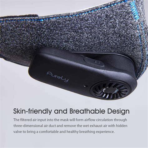 Xiaomi Purily KN95 Anti-haze Air Sport Mask With Breathable Fan Mask Xiaomi