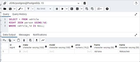 Recursive Join PostgreSQL 的图像结果