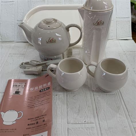 未使用 Arosa AR-350 電気ポット(サーモスタット内蔵)セット - メルカリ
