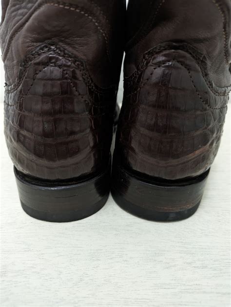 TECOVAS BOOT THE COLE CAIMAN LEATHER MAHOGANY MENS S… - Gem