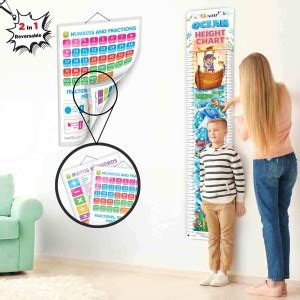 2 IN 1 NUMBER & FRACTIONS AND MATHS KEYWORDS and OCEAN HEIGHT CHART ...