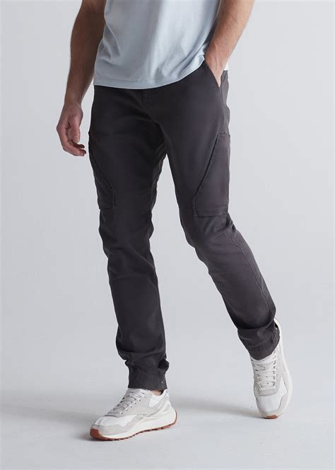 Men's Charcoal Grey Athletic Waterproof Pants | DUER