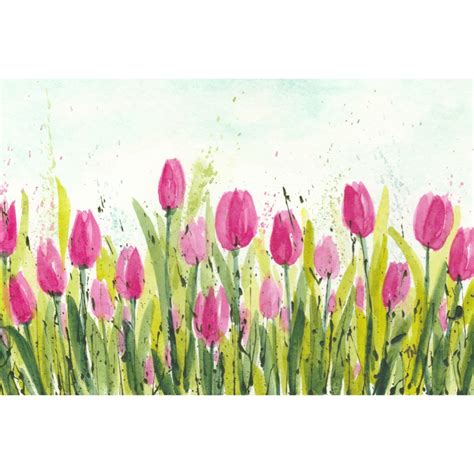 Easy Watercolor Tulip Tutorial - My Flower Journal