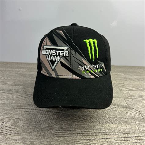 Vintage Monster Jam x Monster Energy Hat Cap Strap Ba… - Gem