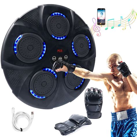 Tixmac Music Boxing Machine,Smart Wall Mounted Workout Bluetooth Boxing ...