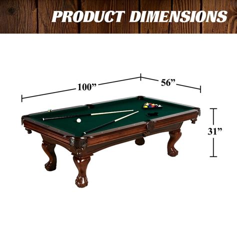 Pool Table Dimensions (Size Guide) Designing Idea, 46% OFF