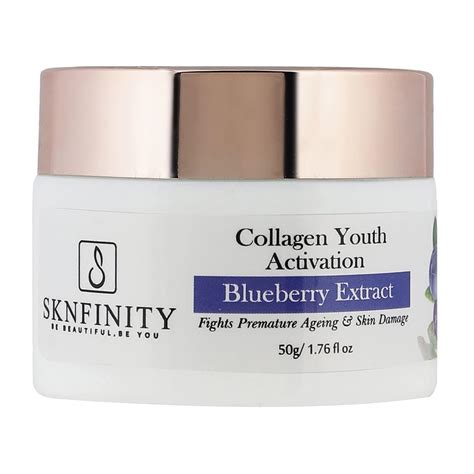 Blueberry Anti-ageing Collagen Youth Restoration Cream for Women & Men ...