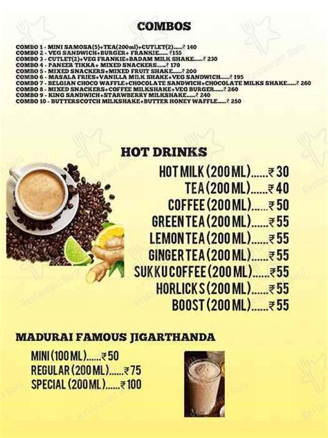 Menu at YOLO Foods, Chennai