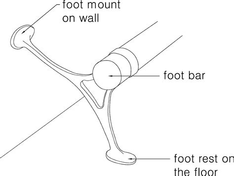 Buy Top Hardware Solid Bar Mount Foot Rail Kit, Matt Black Stainless ...