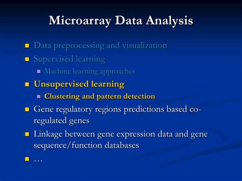 Microarray Data 的图像结果