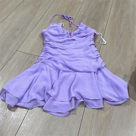 Majorelle Women's Purple Dress | Depop