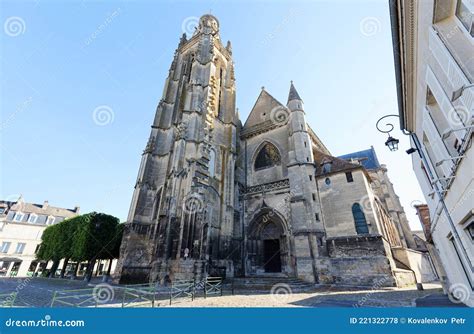 Saint Jacques Church in Compiegne, Oise Department of Picardy, Northern ...