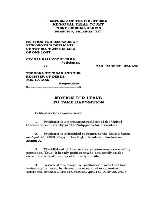 Image result for Deposition Transcript Form