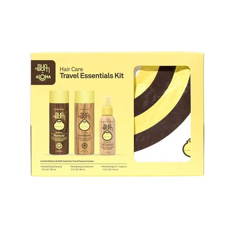 Amazon.com : Sun Bum Hair Care Travel Essentials Kit | Revitalize Your ...
