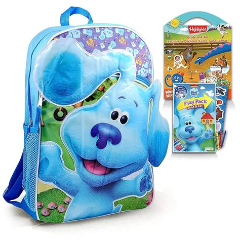 Buy Blue's Clues Backpack Set For Kids ~ 3 Pc Bundle With Blue's Clues ...