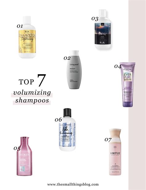 Top 7 Volumizing Shampoos - The Small Things Blog
