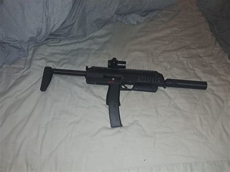 Brand new tm mp7 w/3d printed suppressor : r/GasBlowBack