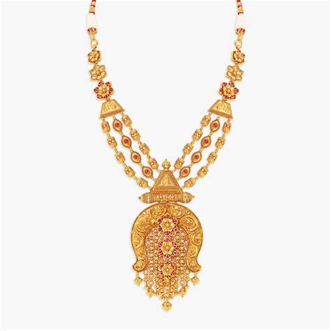 Exquisite Necklace Set with Nakashi Work