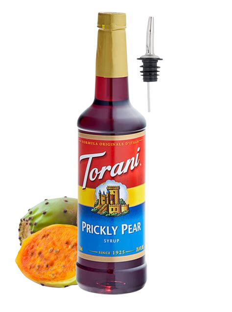 Amazon.com: Prickly Pear Syrup Flavoring 750 mL + ATREVO Pourer ...