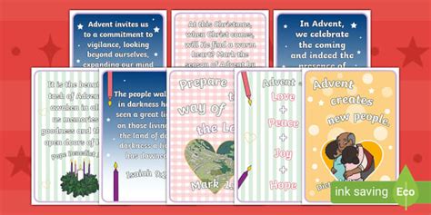 Advent Quotations Display Poster