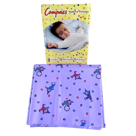 Compass Printed Baby Sheet Bed Protector Waterproof for Babies Urine ...